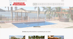 Desktop Screenshot of marciopiscinas.com.br