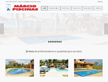 Tablet Screenshot of marciopiscinas.com.br